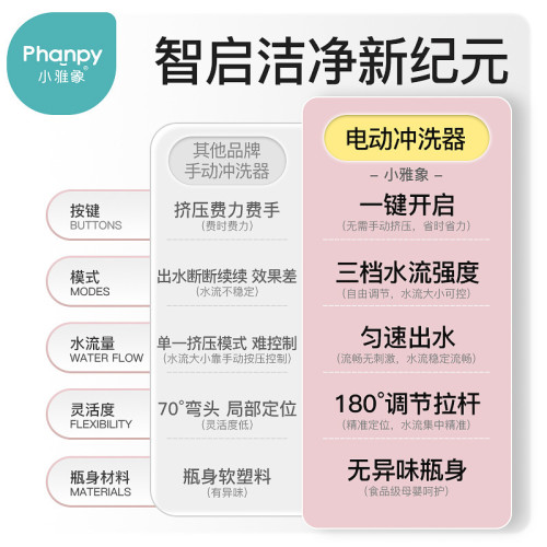 小雅象女性私処沖洗器電動孕産婦會隂清洗器産後外洗屁股後庭專用