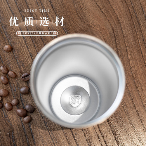 SITARAYURI時尚雙飲咖啡杯男女水杯手提式隨行杯情侶杯帶茶倉杯子