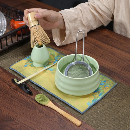 抹茶碗陶瓷日式打抹茶用套裝茶筅竹子抹茶刷百本立宋代點茶道禮盒