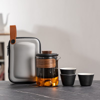 可攜式旅行茶具小套裝快客杯戶外露營功夫泡茶壺商務活動禮品