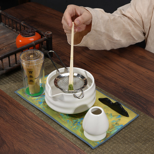 抹茶碗陶瓷日式打抹茶用套裝茶筅竹子抹茶刷百本立宋代點茶道彩盒