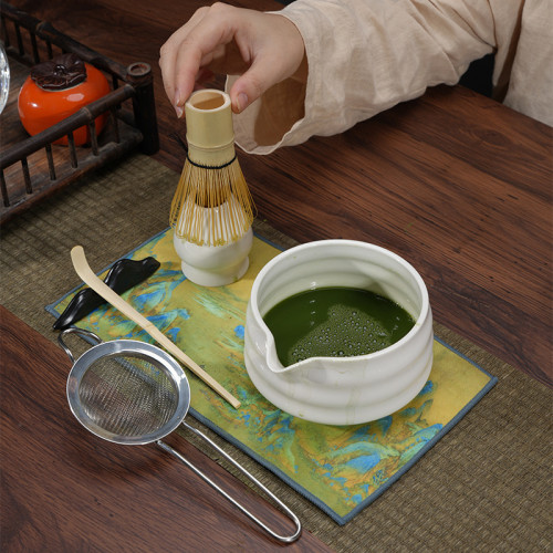 抹茶碗陶瓷日式打抹茶用套裝茶筅竹子抹茶刷百本立宋代點茶道彩盒