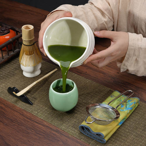 抹茶碗陶瓷日式打抹茶用套裝茶筅竹子抹茶刷百本立宋代點茶道彩盒