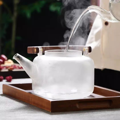 玻璃蒸煮茶壺加厚耐高溫煮茶器電陶爐家用大容量花茶壺星空珠單壺