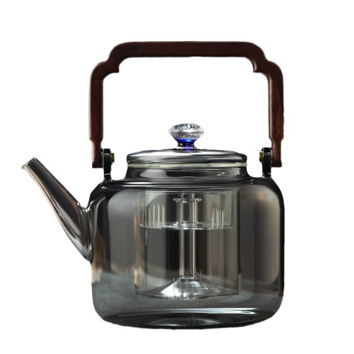 玻璃蒸煮茶壺加厚耐高溫煮茶器電陶爐家用大容量花茶壺星空珠單壺