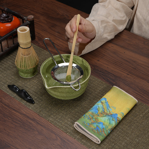 抹茶碗陶瓷日式打抹茶用套裝茶筅竹子抹茶刷百本立宋代點茶道彩盒