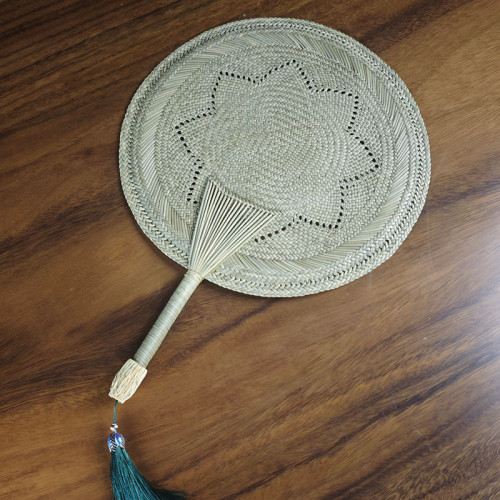 純手工編織蒲草扇夏季納涼兒童寶寶驅蚊老式扇子天然草編蒲扇
