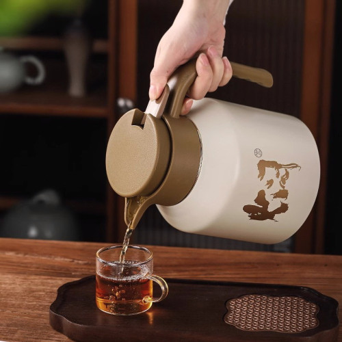 316不鏽鋼保溫壺保溫杯辦公室茶水分離泡茶壺禮品保溫壺