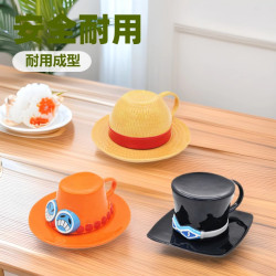 動漫海賊王路飛女士咖啡杯碟卡通白瓷陶瓷杯創意高顔值情侶套裝