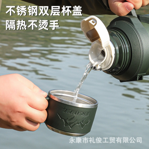 316不鏽鋼保溫杯大容量悶茶壺可攜式車用家用戶外旅行壺