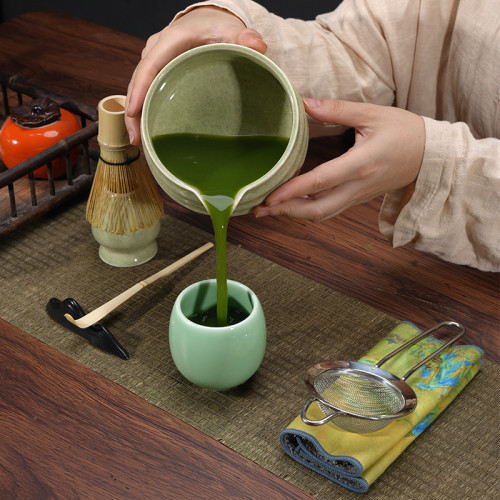 抹茶碗陶瓷日式打抹茶用套裝茶筅竹子抹茶刷百本立宋代點茶道彩盒