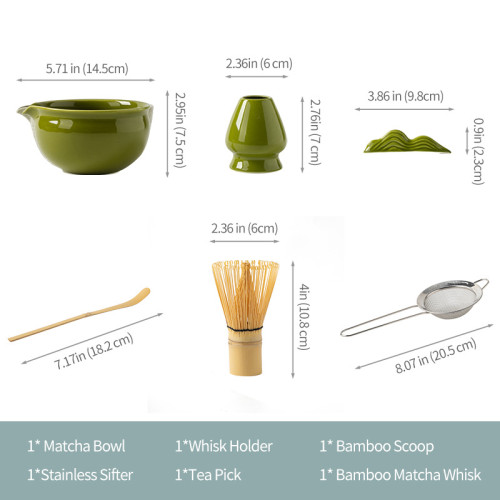日式抹茶茶具套裝7件套粉色創意禮盒四件套茶筅百本立抹茶碗帶嘴