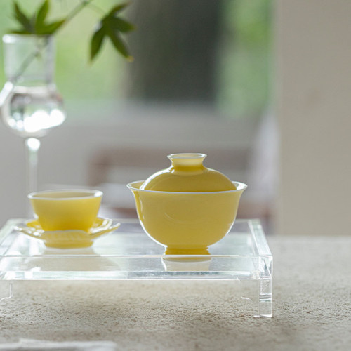 色跡手工色釉功夫茶具三才蓋碗泡茶碗帶蓋不燙手泡茶器功夫茶具