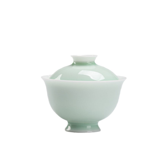 色跡手工色釉功夫茶具三才蓋碗泡茶碗帶蓋不燙手泡茶器功夫茶具