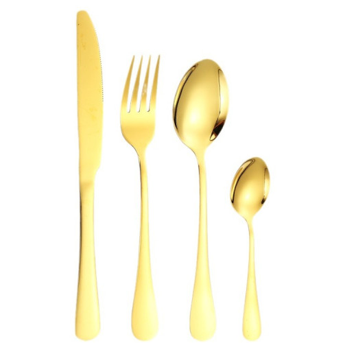 tableware set 不鏽鋼餐具1010系列西餐掛架刀叉勺24件套彩盒套裝