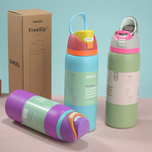 新款owala雙飲運動水壺304不鏽鋼真空保溫杯可攜式大容量水果杯 新款owala雙飲運動水壺304不鏽鋼真空保溫杯可攜式大容量水果杯
