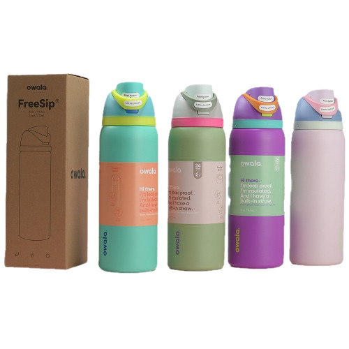 新款owala雙飲運動水壺304不鏽鋼真空保溫杯可攜式大容量水果杯 新款owala雙飲運動水壺304不鏽鋼真空保溫杯可攜式大容量水果杯