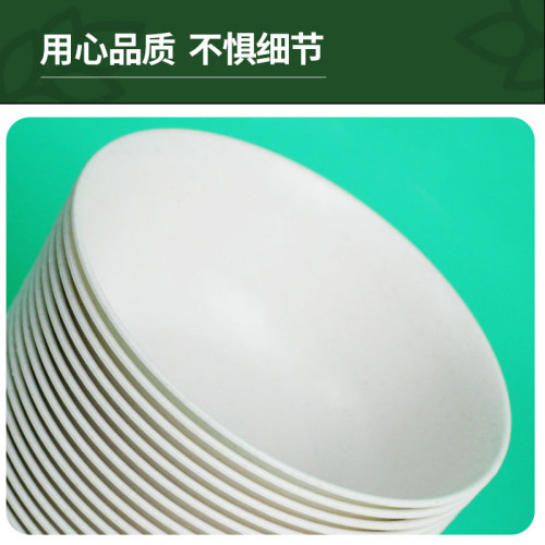 稻殼碗質量好的一次性碗家用食品級一次性飯碗碗筷三件套餐具套裝