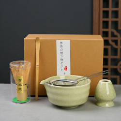 茶筅日式百本立抹茶刷打抹茶工具茶筅立宋代點茶具禮盒套裝抹茶碗