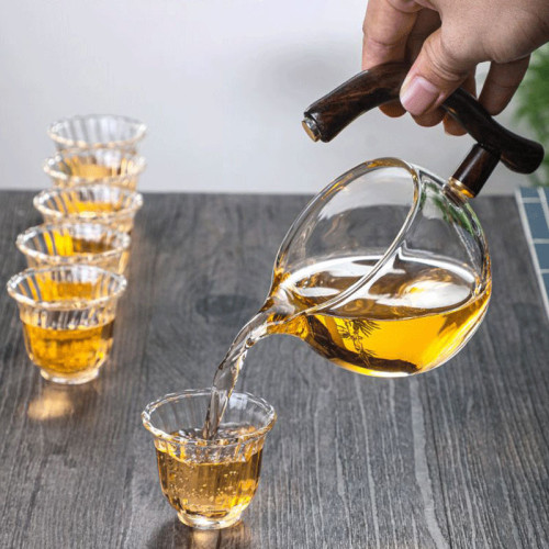 簡約磁吸泡茶器自動懶人茶具家用玻璃茶具套裝茶水分離杯茶壺茶具