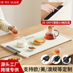 矽膠暖菜板折曡熱菜保溫板家用飯菜加熱神器多功能暖菜桌墊解凍板