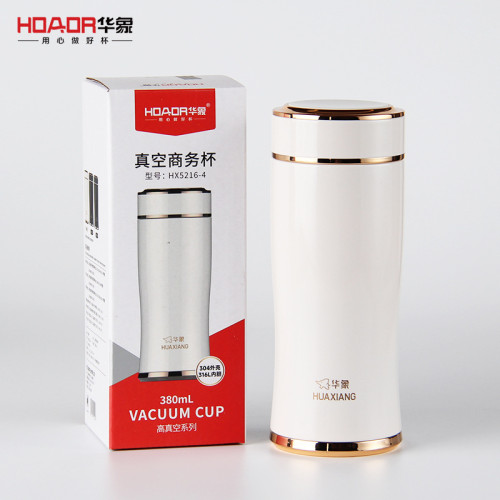 華象5216號新品316不鏽鋼內膽泡茶杯保溫杯高顔值可攜式水杯禮品杯