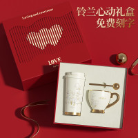 三八婦女節禮物實用不鏽鋼水杯輕奢保溫杯女高級感高顔值禮盒套裝