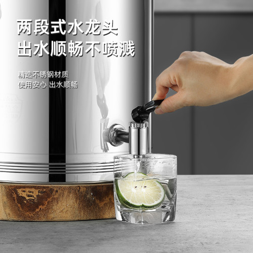 食堂商用大容量不鏽鋼米飯湯粥保溫桶豆漿飲料擺攤保溫熱水泡腳桶
