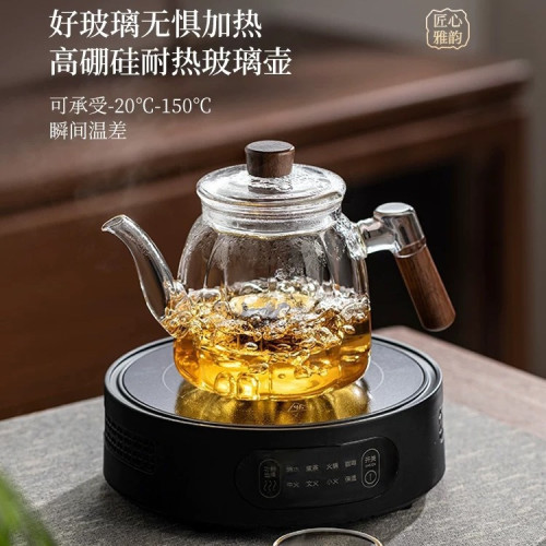 玻璃泡茶壺加厚耐高溫燒水煮茶壺家用泡花茶耐高溫專用茶水分離壺