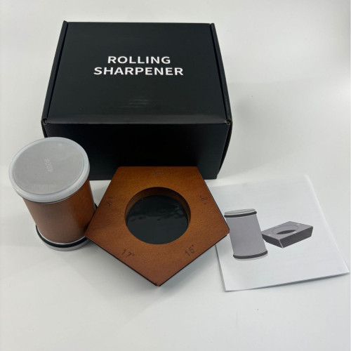新款滾輪磨刀器五角度磁吸滾動磨刀石Rolling Knife Sharpener