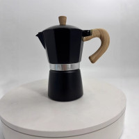 爆款歐式木紋手柄咖啡壺 土耳其咖啡器具戶外可攜式煮咖啡工具
