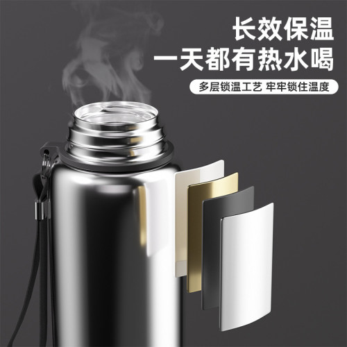 戶外大容量全鋼壺保溫杯男士茶水分離杯子316不鏽鋼可攜式運動水杯 戶外大容量全鋼壺保溫杯男士茶水分離杯子316不鏽鋼可攜式運動水杯