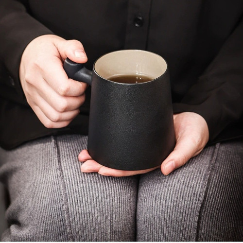 陶瓷茶水分離泡茶杯子男士個人專用辦公室帶過濾茶漏高檔水杯 陶瓷茶水分離泡茶杯子男士個人專用辦公室帶過濾茶漏高檔水杯