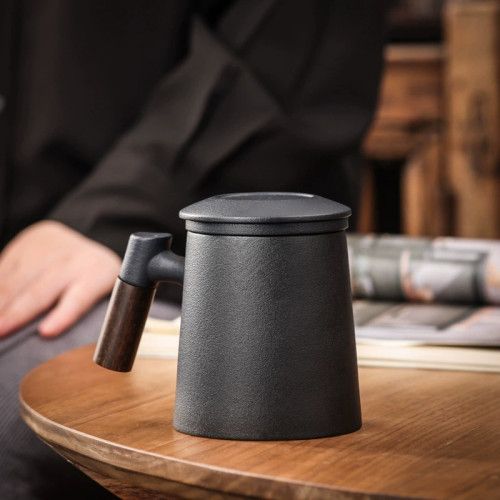 辦公室帶過濾茶漏高檔水杯陶瓷茶水分離泡茶杯子男士個人專用 辦公室帶過濾茶漏高檔水杯陶瓷茶水分離泡茶杯子男士個人專用