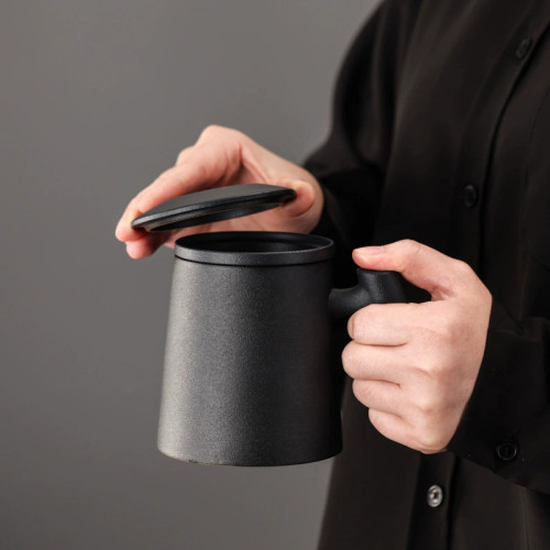 辦公室帶過濾茶漏高檔水杯陶瓷茶水分離泡茶杯子男士個人專用 辦公室帶過濾茶漏高檔水杯陶瓷茶水分離泡茶杯子男士個人專用