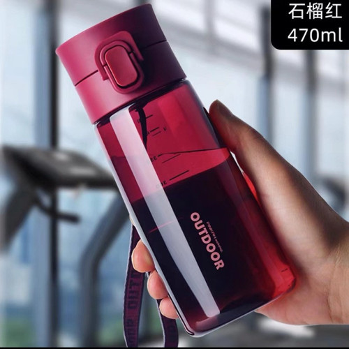 高顔值運動水杯女士2025新款耐高溫塑膠杯網紅學生tritan杯子防摔