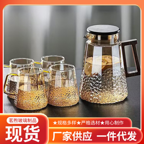 耐高溫日式冷水壺冷泡茶壺大容量客廳家用冷水杯豪華套裝