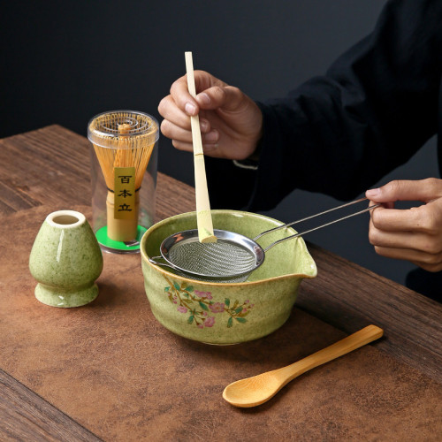 抹茶碗陶瓷日式打抹茶用套裝茶筅竹子抹茶刷百本立宋代點茶道禮盒
