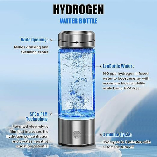富氫水杯可攜式氫水杯水素水杯SPE，PEM技術製氫水杯