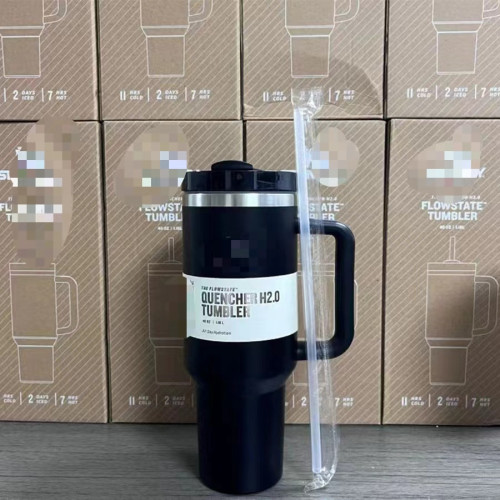 新款史丹利STANLEY2代40oz手柄杯雙層不鏽鋼保溫保冷汽車杯冰霸杯