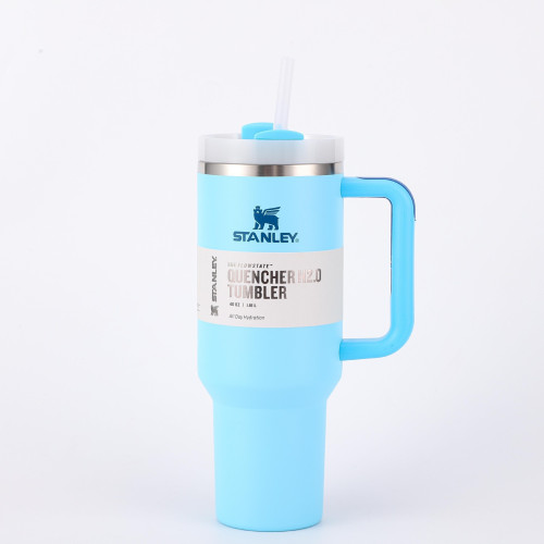 新款 史丹利stanley同款不鏽鋼帶手柄吸管汽車杯大容量保溫杯
