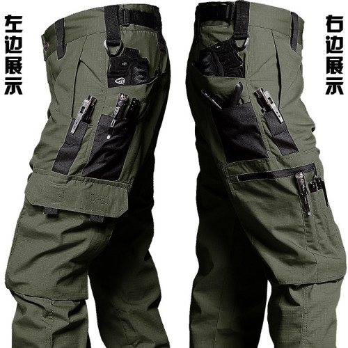夏季執政官戶外聖甲蟲工裝褲機能男速乾戰術褲美式美軍黑色作訓褲