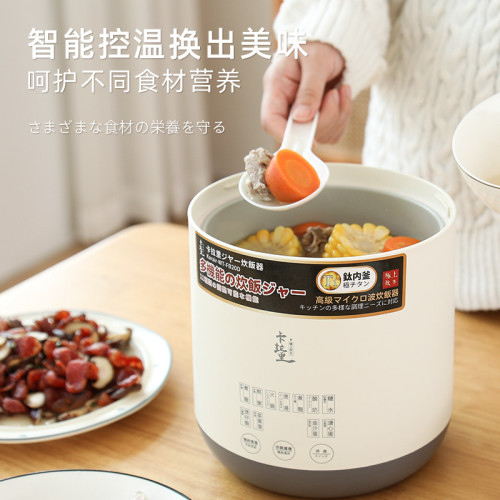 日本智能家用電飯煲迷你小型多功能智能不沾內膽多功能煮飯鍋