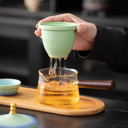 故宮文創旅行茶具套裝可攜式快客杯一壺三杯商務開業伴手禮物