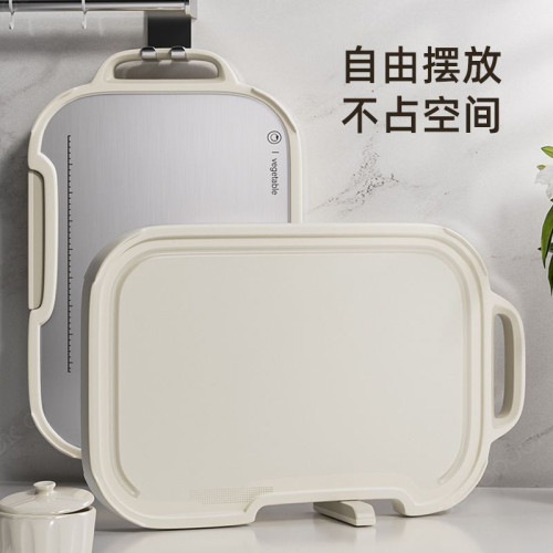 菜板抗菌防黴家用不鏽鋼雙面切菜板廚房專用案板水果粘板砧板佔板