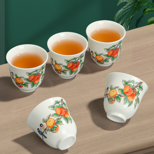 高白瓷功夫茶具禮盒裝家用茶壺套裝辦公室泡茶器活動店鋪禮品