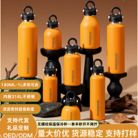 316L不鏽鋼一鍵開蓋速開杯車用雙層真空保冷保溫可攜式泡茶杯水杯