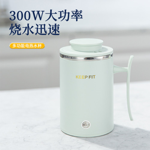電熱水杯燒水杯小型可攜式恒溫保溫杯自動加熱養生杯加熱水杯