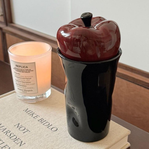 復古風創意陶瓷帶蓋馬克杯辦公室杯防燙隔熱隨手杯禮品水杯陶瓷杯
