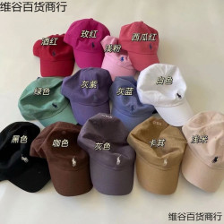 拉夫勞倫可掃碼高品質帽子情侶polo保羅棒球帽男潮牌刺綉成人帽